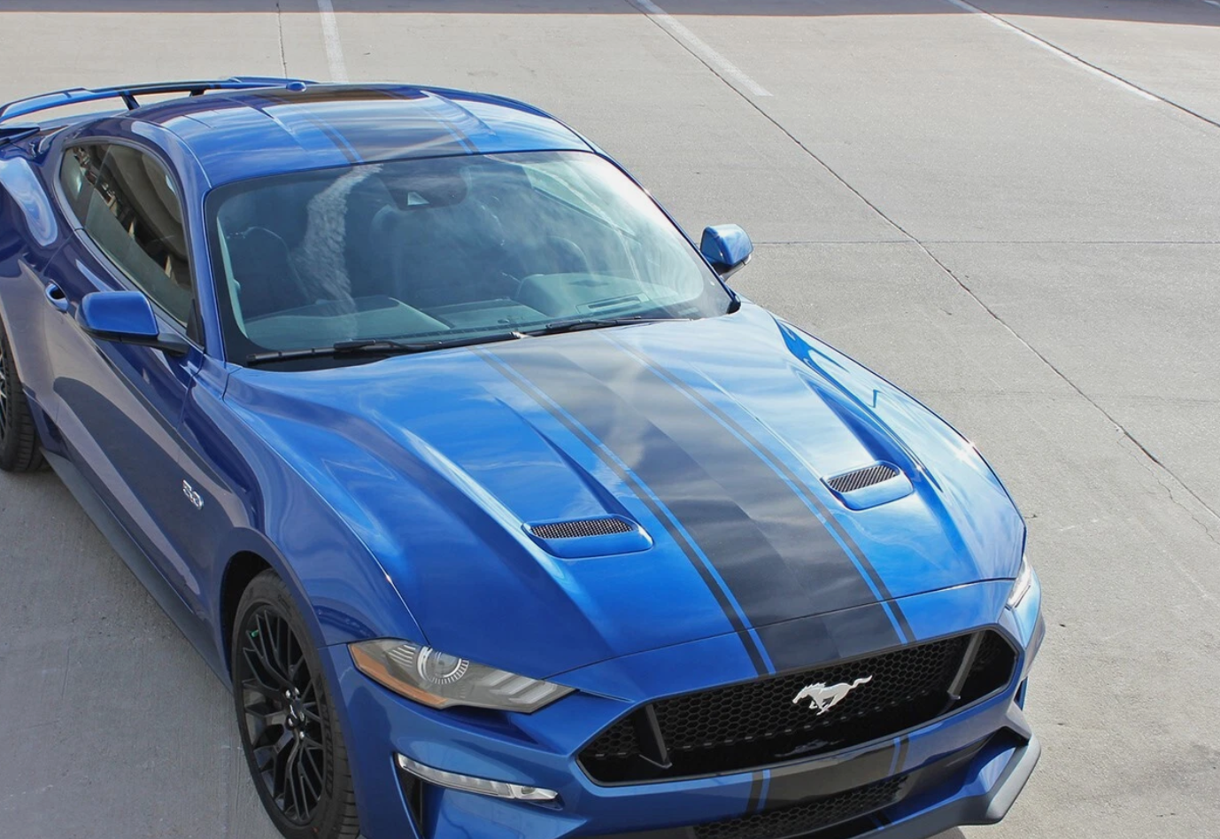 კაპოტი MUSTANG 2018-2023 (ალუმინი)